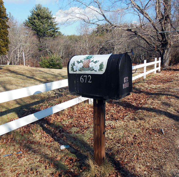 Carl Wood's Mailbox, Coventry, Rhode Island